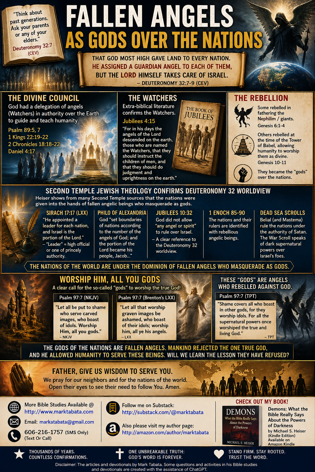 Fallen Angels As Gods Over The Nations