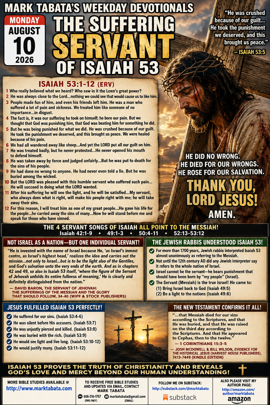The Suffering Servant Of Isaiah 53
