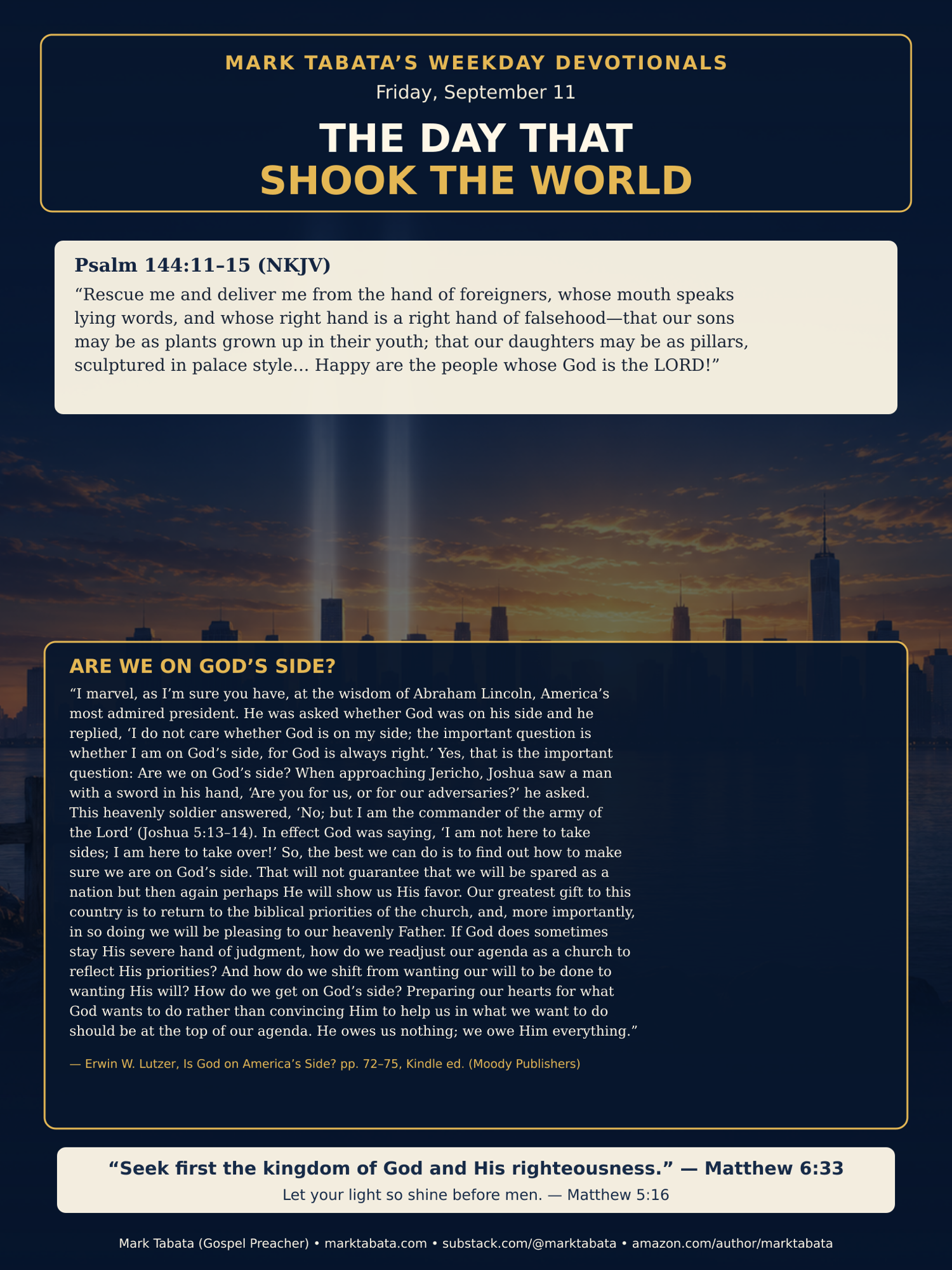 The Day That Shook the World