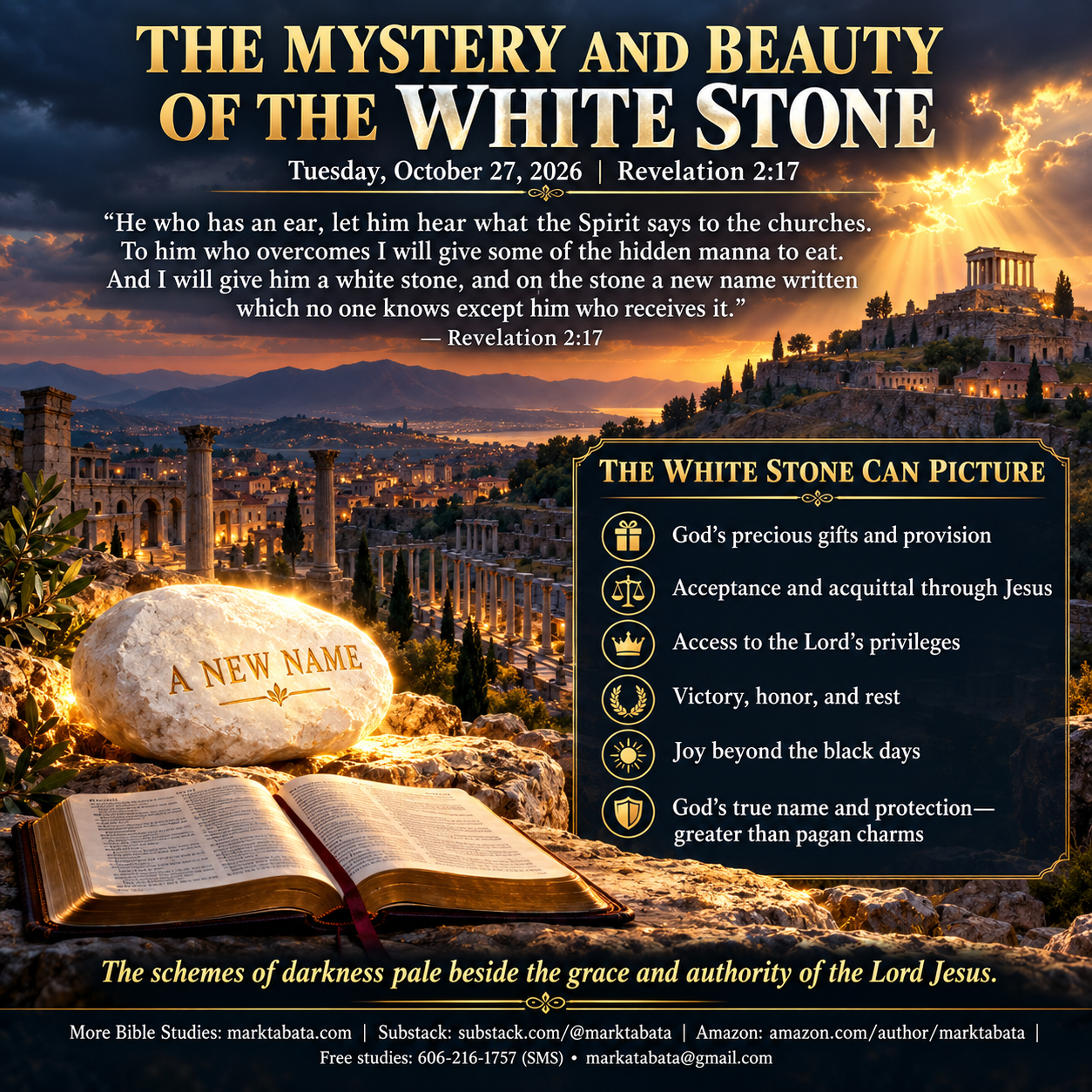 The Mystery And Beauty Of The White Stone